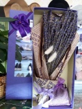 Hộp hoa Lavender - Oải Hương của Pháp kèm túi thơm 0