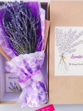 Bó lavender cầm tay kèm hộp 0