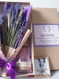 Hộp Lavender bó giấy báo Vintage 0
