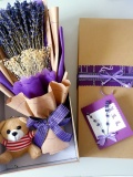 Hộp Lavender kèm móc khoá gấu bông 0