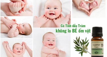 Chia sẻ tuyệt chiêu massage cho bé bằng dầu tràm tại nhà