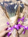 Bó hoa lavender - oải hương khô 150 cành kèm hộp 1