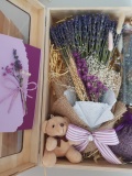 Hộp quà gỗ thông Lavender lớn 1