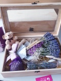 Hộp quà gỗ thông Lavender lớn 4