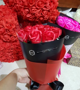 Bó hoa hồng sáp thơm 11 bông