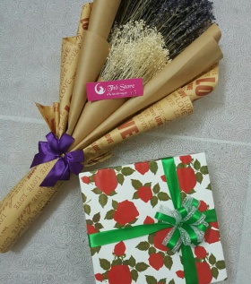 Bó Lavender cầm tay