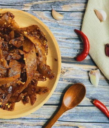 Cá bò rim sốt tỏi cay 500gr