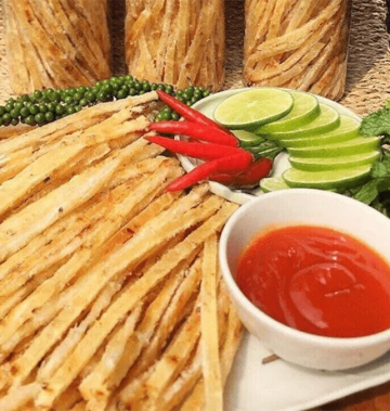 Cá thiều que tẩm gia vị 500gr tiện dụng