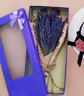 Hộp hoa lavender cao cấp 150 cành