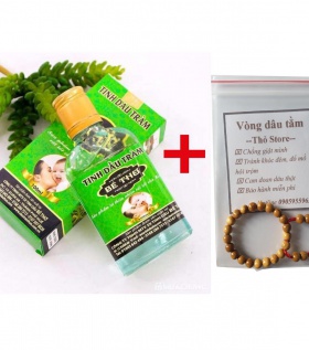 Combo tinh dầu tràm huế Bé Thơ 100 ml + Vòng dâu tằm