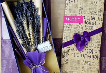 Hoa Lavender món quà hòa hảo cho nửa kia
