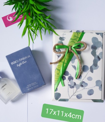 Hộp quà gập xanh luxury
