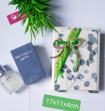 Hộp quà gập xanh luxury