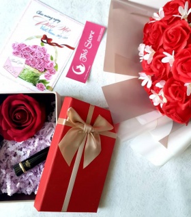 Hộp quà son cao cấp mang yêu thương đong đầy
