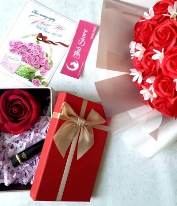Hộp quà son cao cấp mang yêu thương đong đầy