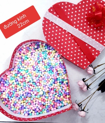 Hộp quà trái tim đỏ 22