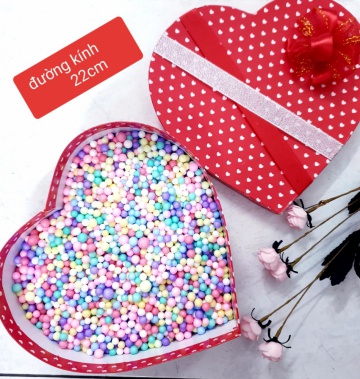 Hộp quà trái tim đỏ 22