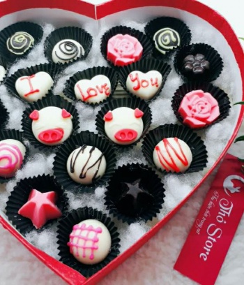 Hộp Socola hình tim lớn handmade