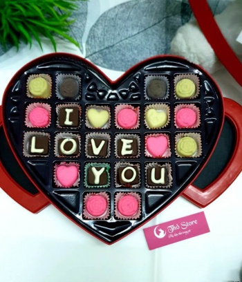 Hộp Socola Valentine 2020 hình trái tim