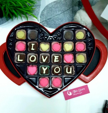 Hộp Socola Valentine 2020 hình trái tim