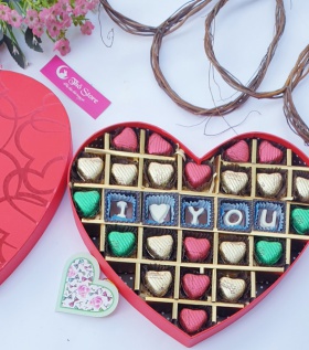 Hộp trái tim Socola Valentine