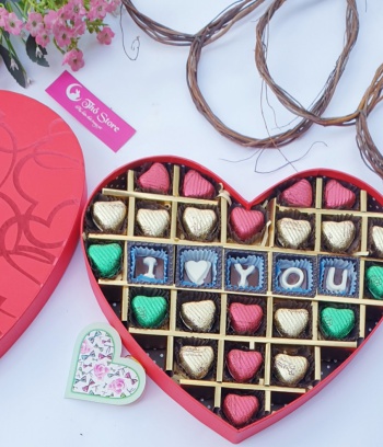 Hộp trái tim Socola Valentine