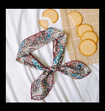 Khăn turban dài họa tiết