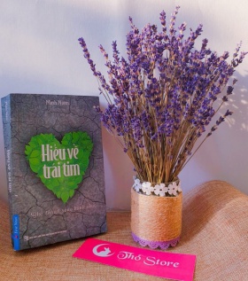 Lọ hoa Lavender để bàn cao cấp