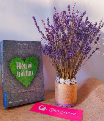 Lọ hoa Lavender để bàn cao cấp