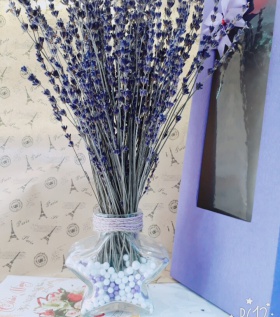 Lọ Hoa Lavender hình sao