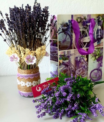 Lọ hoa lavender mẫu 08