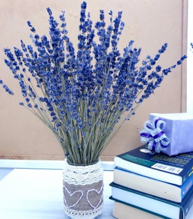 Lọ handmade cắm Lavender để bàn