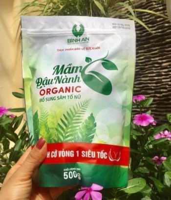 Mầm đậu nành Linhspa oganic kích vòng 1