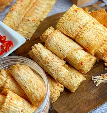 Mực cán tẩm gia vi thơm ngon