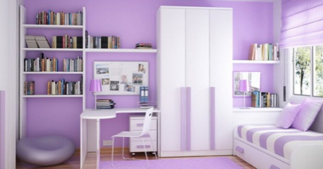 Phòng ngủ hẹp của teen