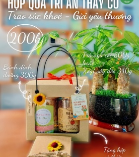 Set quà 20/11 từ thực phẩm hữu cơ