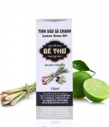 Tinh dầu sả chanh Bé Thơ nguyên chất 10ml