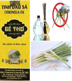 Tinh dầu sả nguyên chất Bé Thơ chính hãng