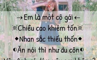 Top những câu thả thính cực chất tháng 7