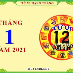 Tử vi tháng 1/2021 của 12 con giáp