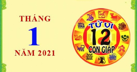 Tử vi tháng 1/2021 của 12 con giáp