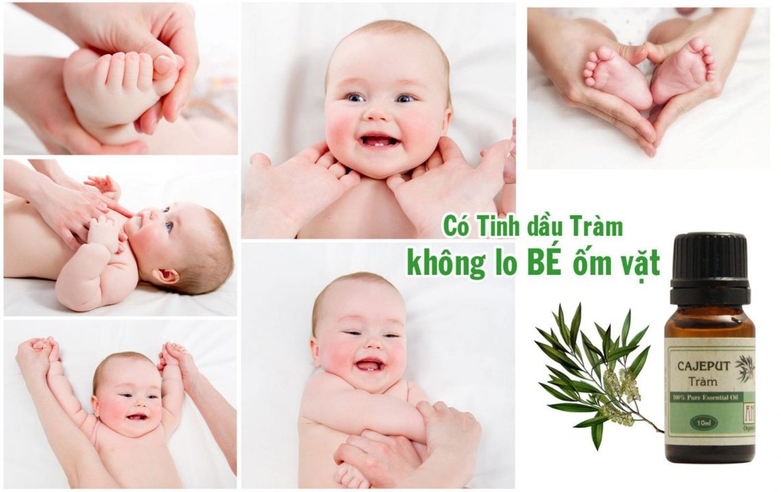 tuyet chieu masage cho be bang tinh dau tram