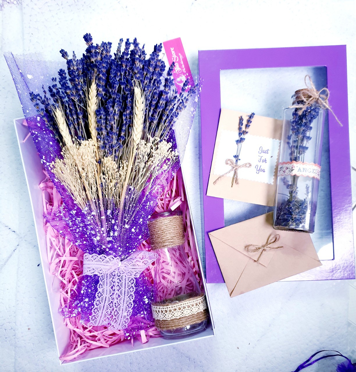Combo Lavender tuong trung cho tinh yeu vinh cuu